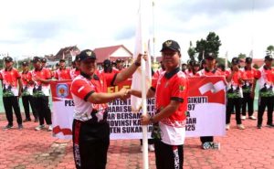 Pemkab Murung Raya Lepas Peserta Upacara Sumpah Pemuda ke-97 dan IBAB Tingkat Provinsi