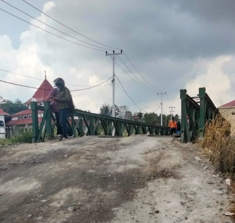 Janji Gubernur Tinggal Janji, Jembatan Simpang Bukik Batabuah Tak Kunjung Dibangun