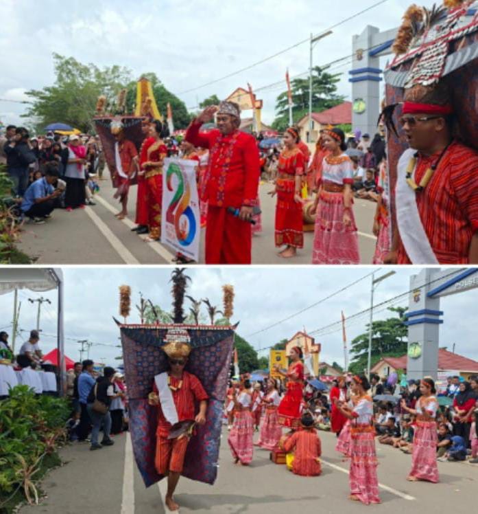 Sangatta Bergetar oleh Kirab Budaya HUT ke-26 Kutim, 48 Tim Tampilkan Atraksi Khas Daerah